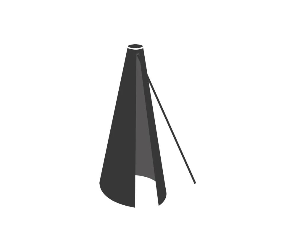 Cane-line Cover 18 møbelcover black 88x266 cm polyester