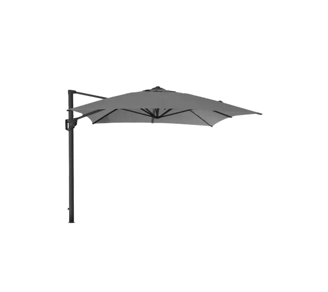 Cane-Line Hyde luxe parasol 3x4 m taupe trælook