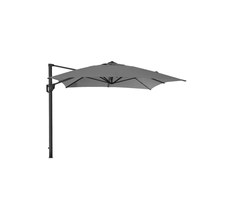 Cane-Line Hyde luxe parasol 3x4 m taupe trælook