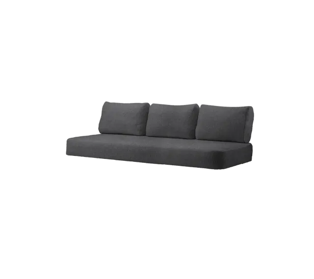 Cane-Line Sense hyndesæt 3-pers. sofa light grey