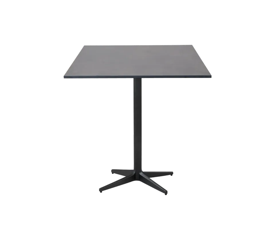 Cane-Line Drop cafébord 75x75 cm lava grey aluminium