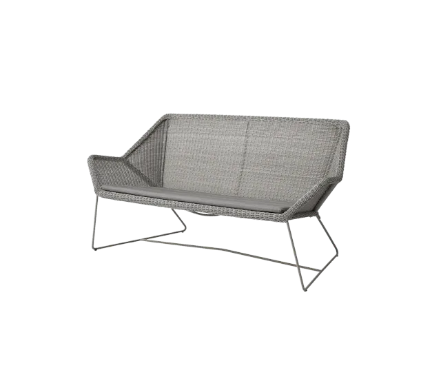 Cane-Line Breeze 2-pers sofa sort weave hynde
