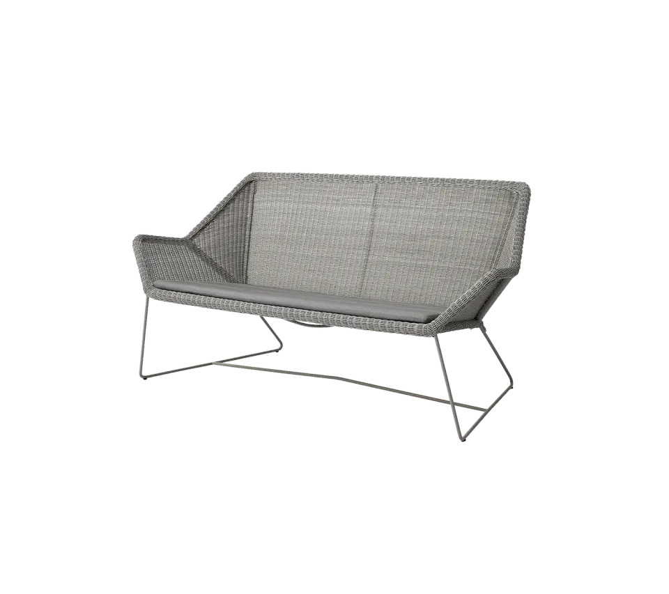 Cane-Line Breeze 2-pers sofa sort weave hynde