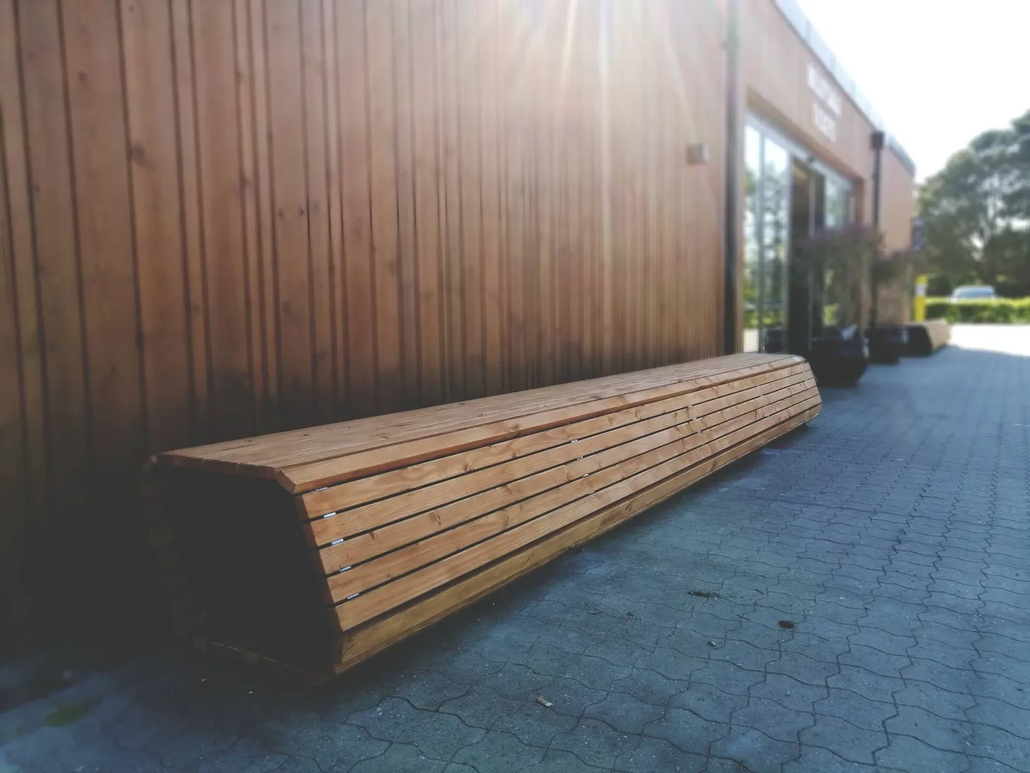 TimberNest TimberLog parkbænk 200 cm til haven