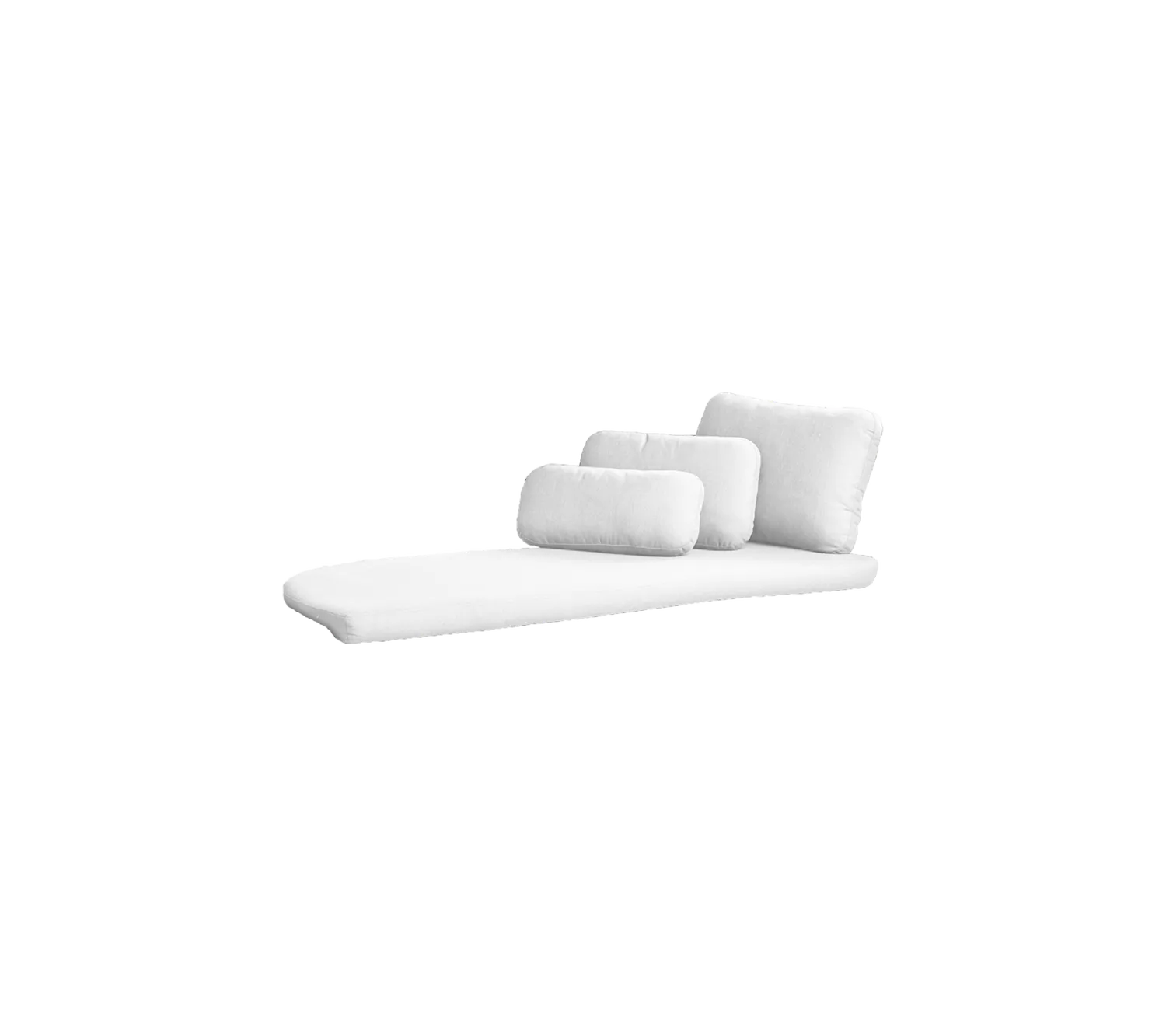 Cane-Line Savannah daybed højremodul hyndesæt White
