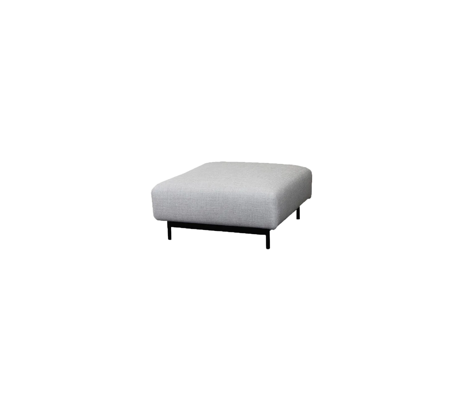 Cane-Line Aura puf light grey Essence stof