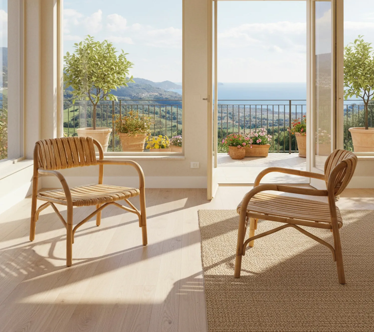 Cane-Line Bliss loungestol rattan natural