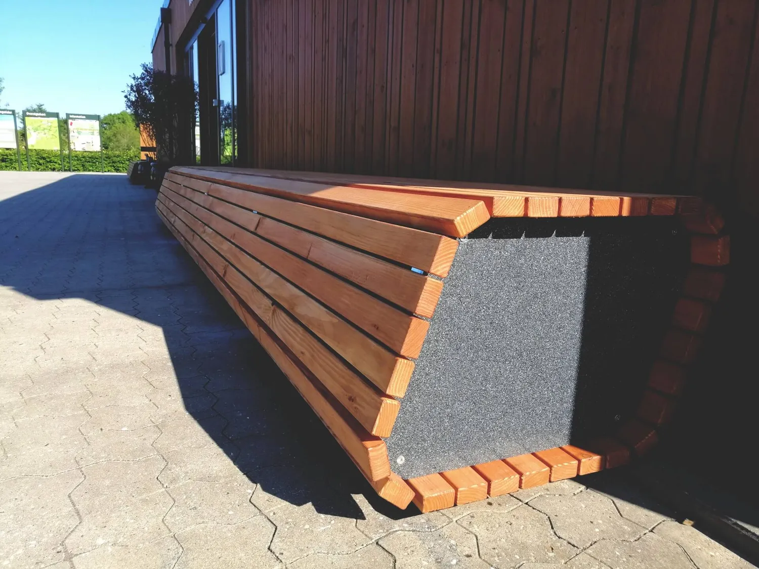 TimberNest TimberLog parkbænk 200 cm til haven