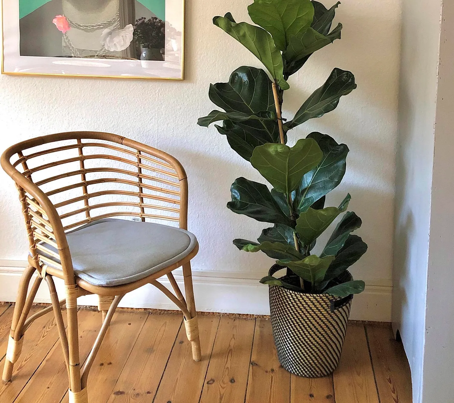 Cane-Line Blend stol natural rattan uden hynde