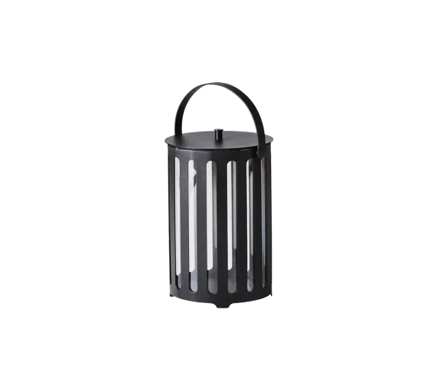 Cane-Line Lighttube lanterne lille lava grey