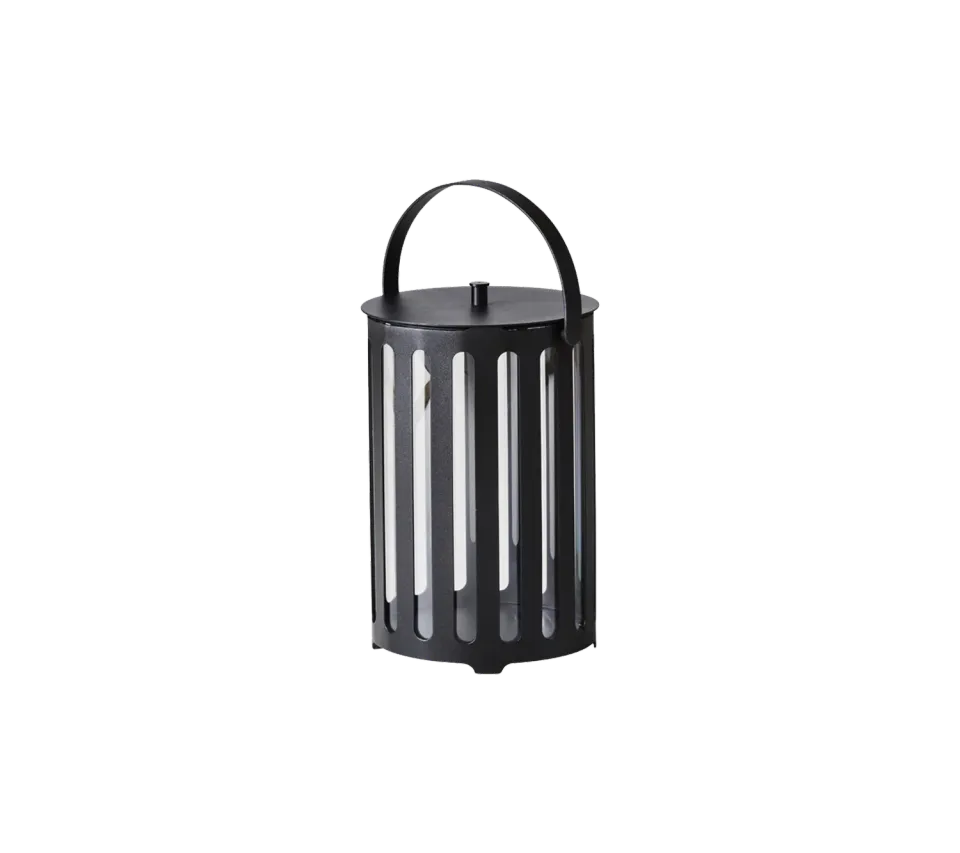 Cane-Line Lighttube lanterne lille lava grey