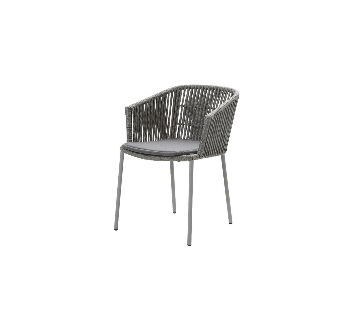 Cane-Line Moments stol stabelbar Grey Soft Rope