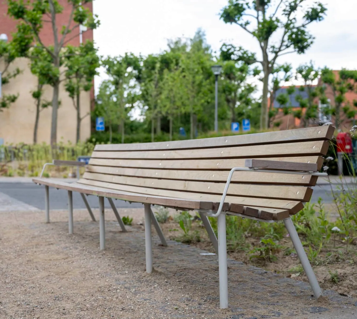 GH Form Aarhus bænk mahogni 45 cm