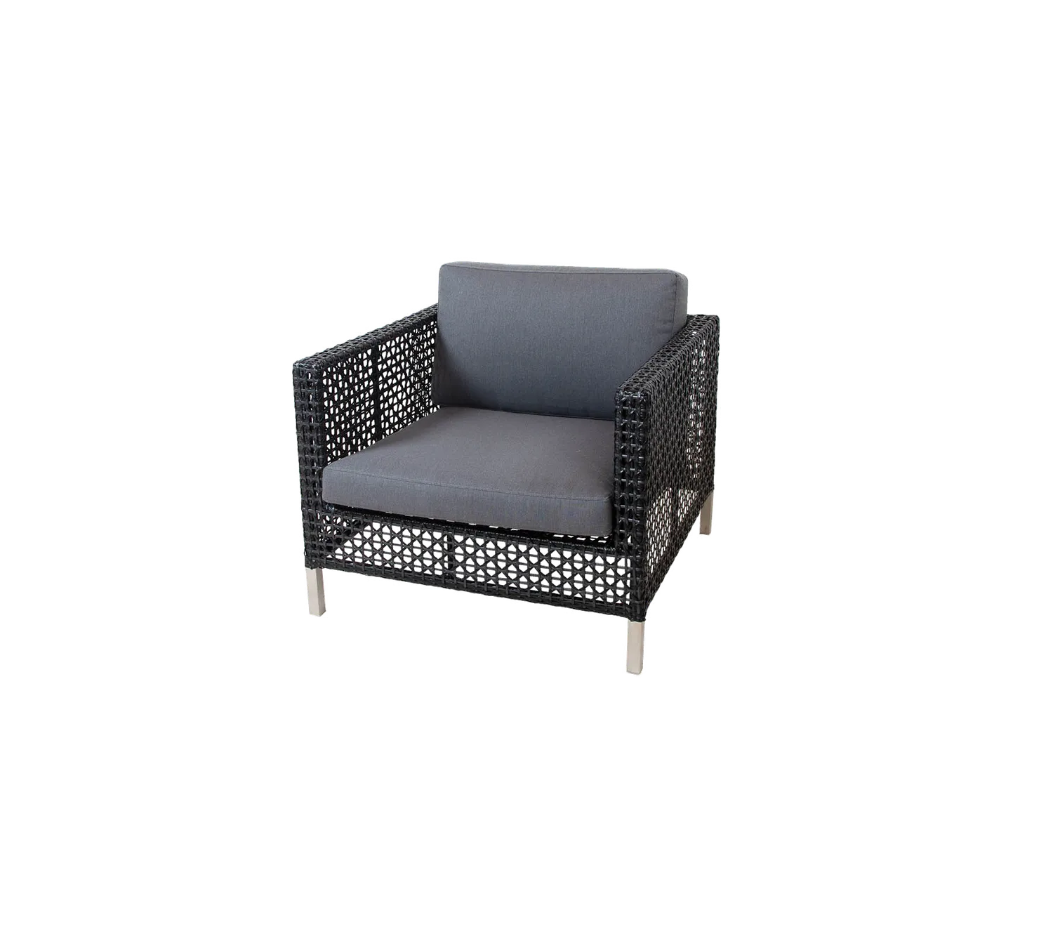 Cane-Line Connect loungestol taupe grey Weave
