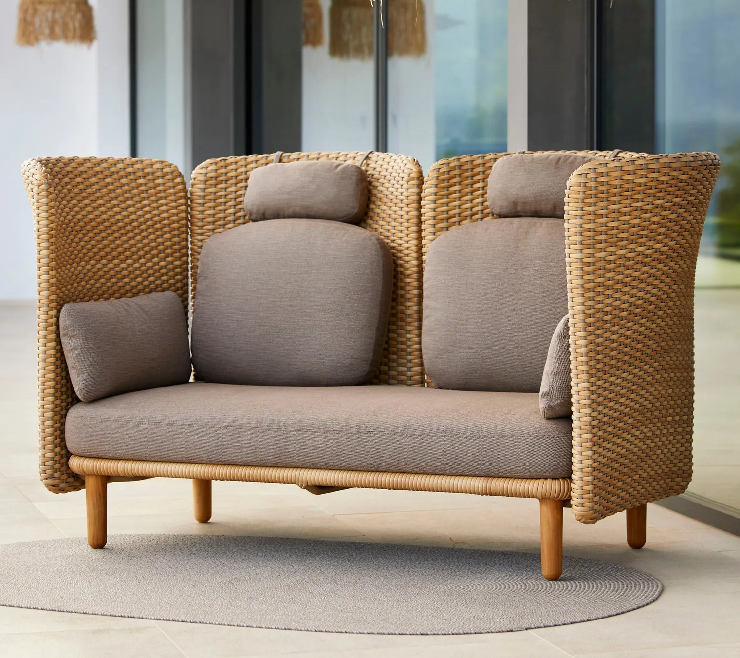 Cane-Line Arch nakkepude taupe AirTouch QuickDry