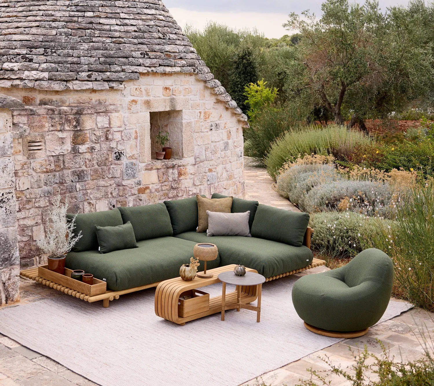 Cane-Line Mellow sofabord Teak til lounge