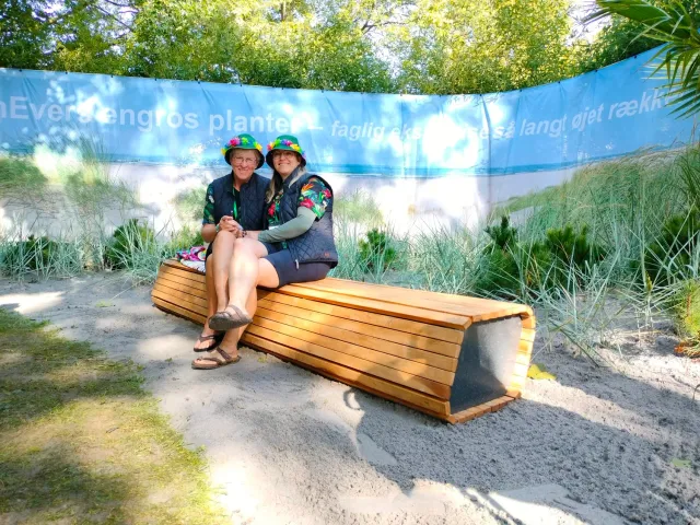 TimberNest TimberLog parkbænk 200 cm til haven