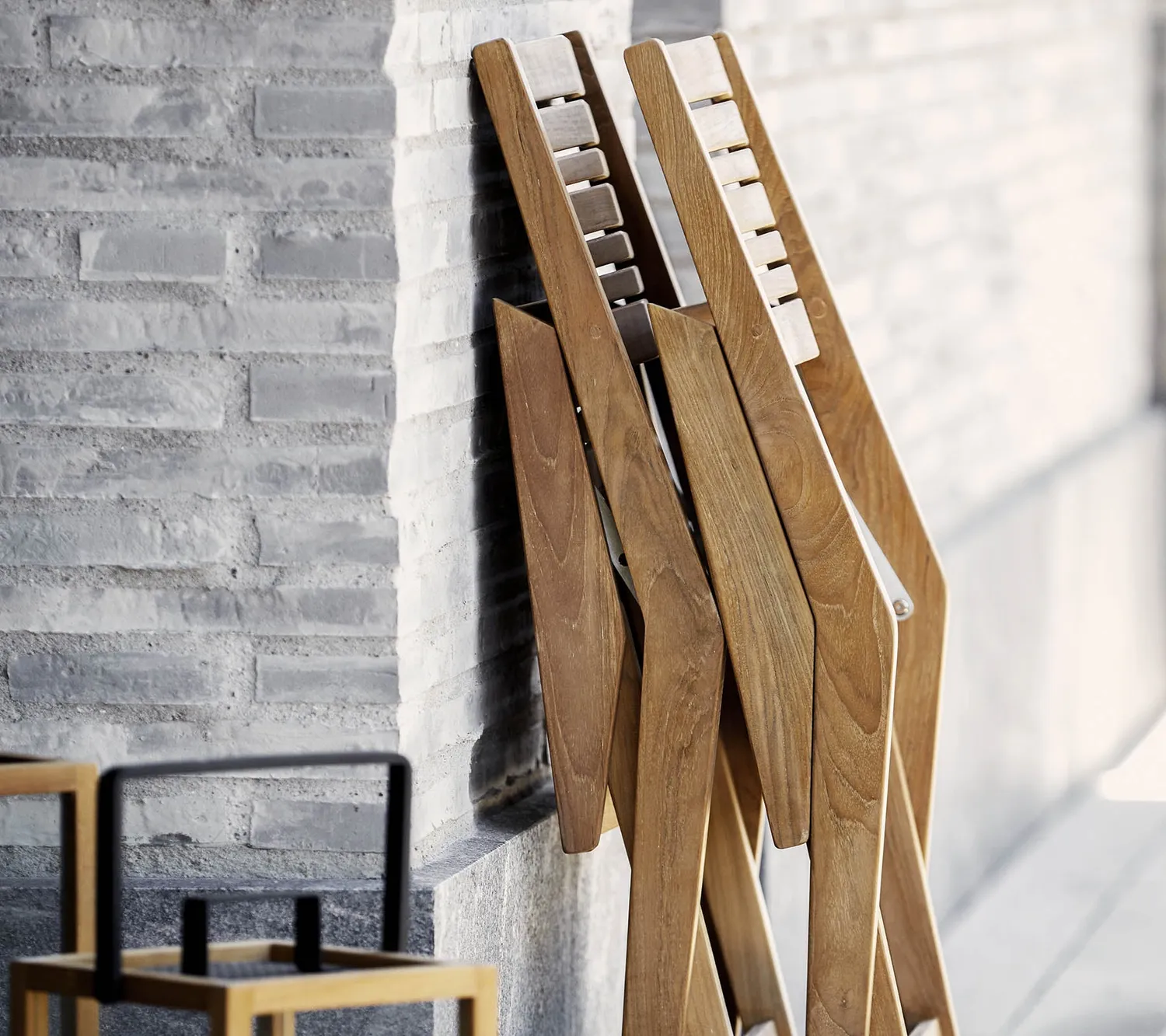 Cane-Line Flip foldestol m/armlæn Teak