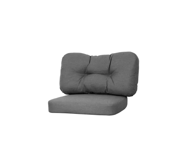 Cane-Line Ocean large loungestol hyndesæt white grey QuickDry