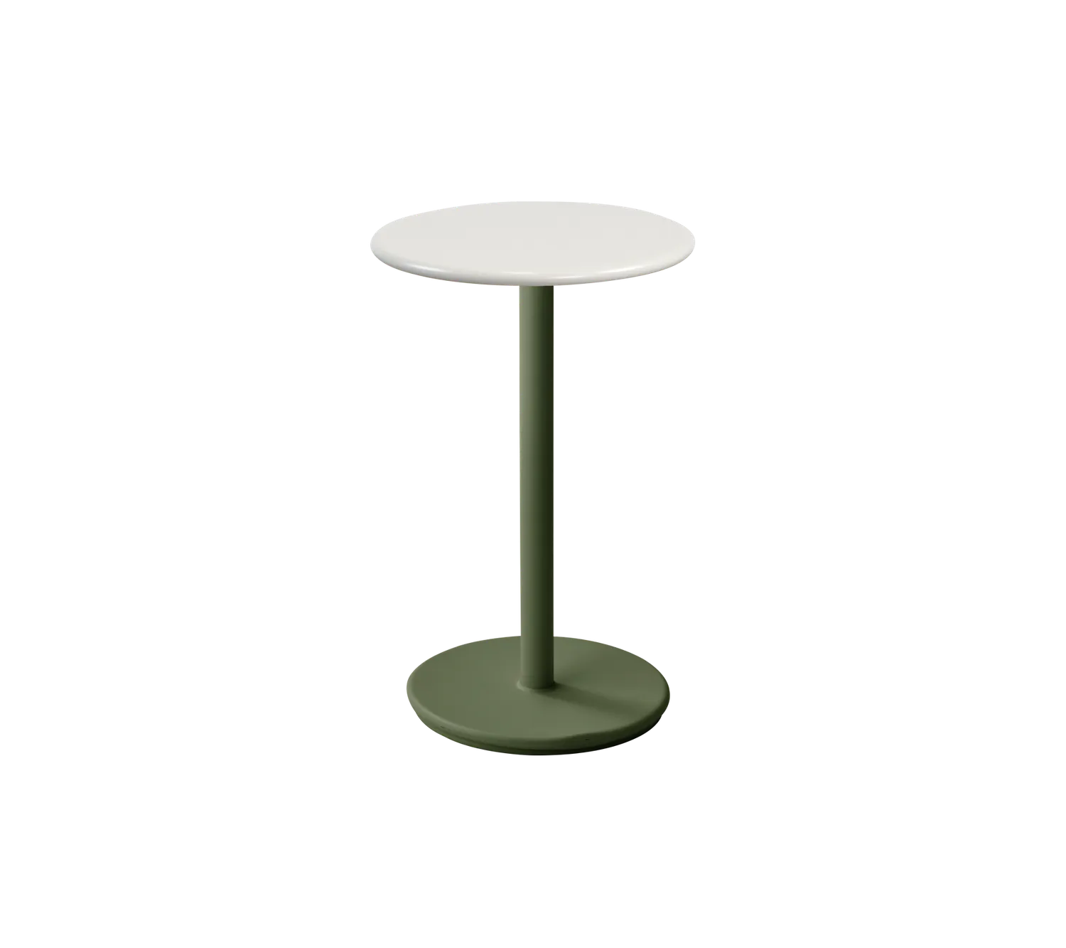 Cane-Line Go cafébord 45 cm dark green aluminium