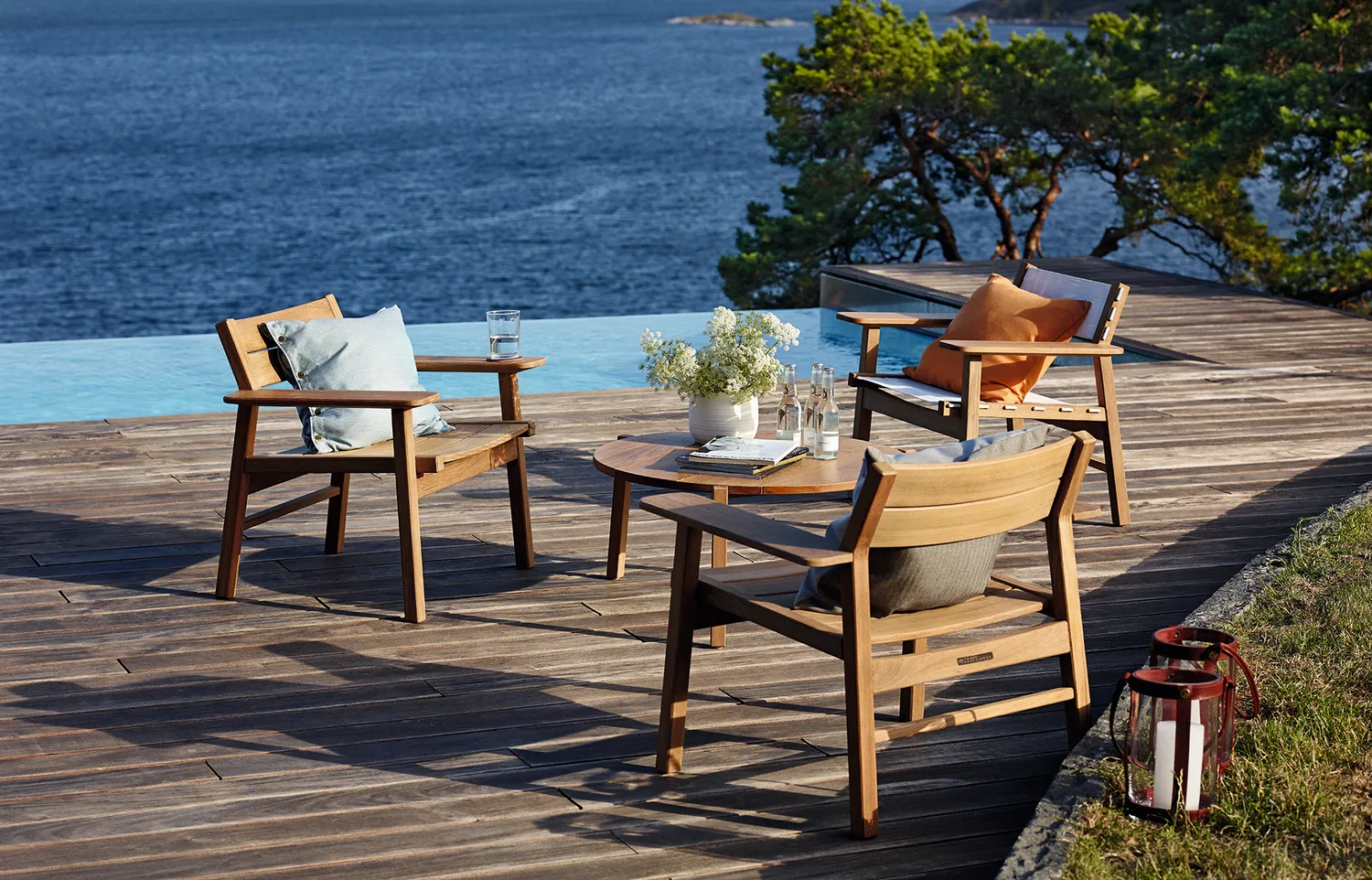 Skargaarden Djurö Large loungebord stor i teak