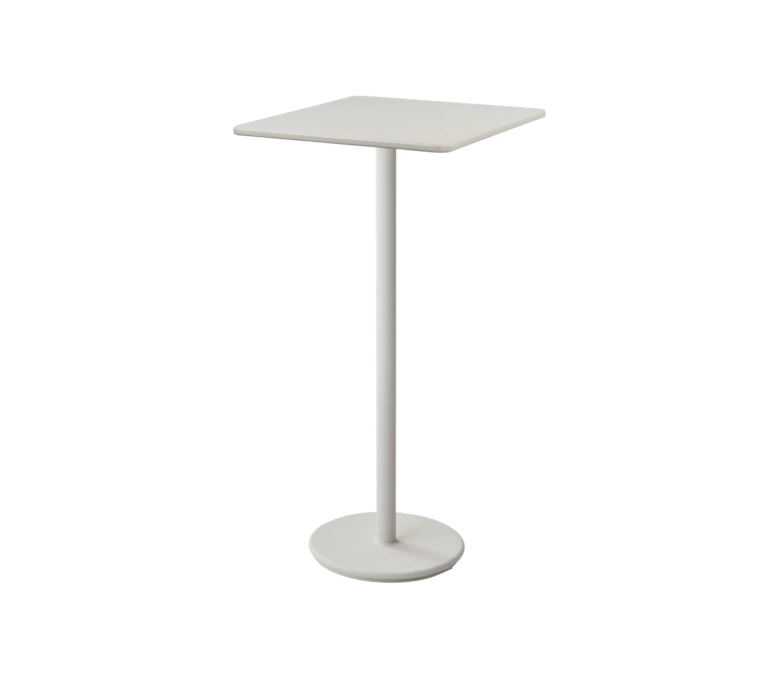 Cane-Line Go barbord 75x75 cm lava grey aluminium