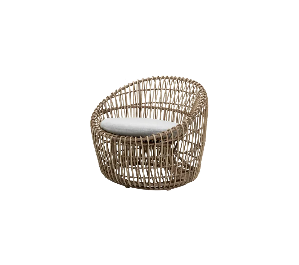 Cane-Line Nest round stol hvid Weave QuickDry