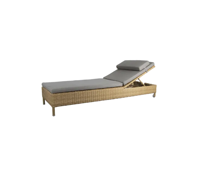 Cane-Line Rest solseng natural Weave taupe single
