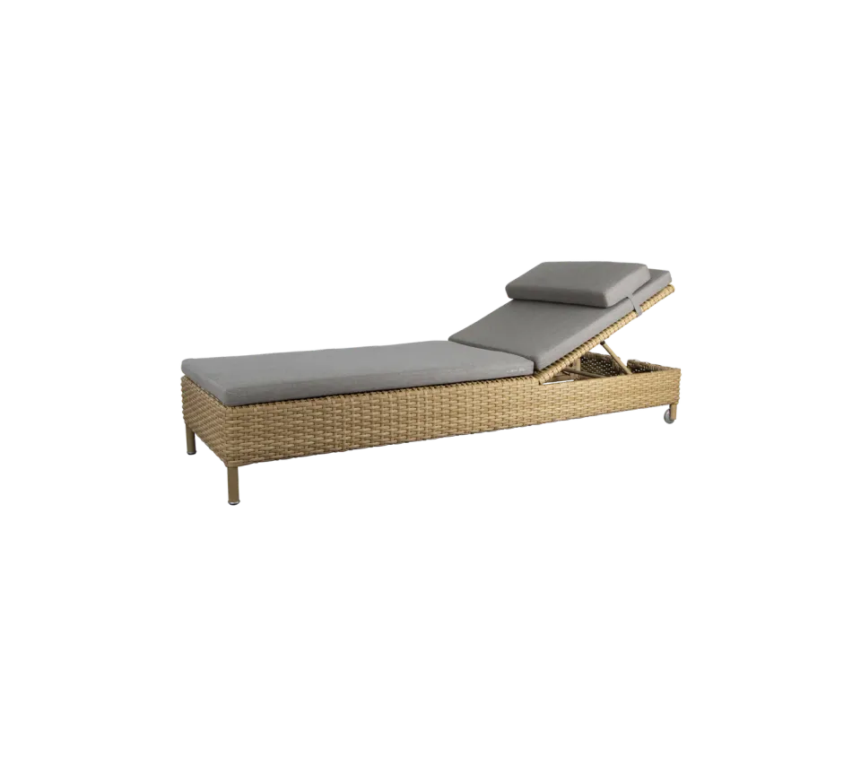 Cane-Line Rest solseng natural Weave taupe single