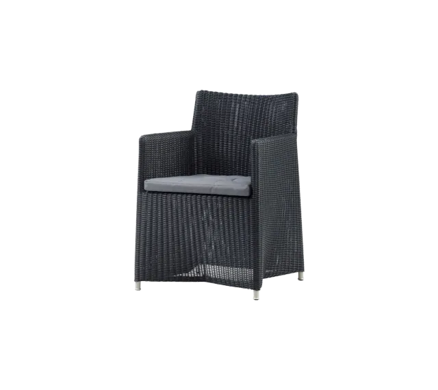 Cane-Line Diamond havestol graphite grey Natté QuickDry