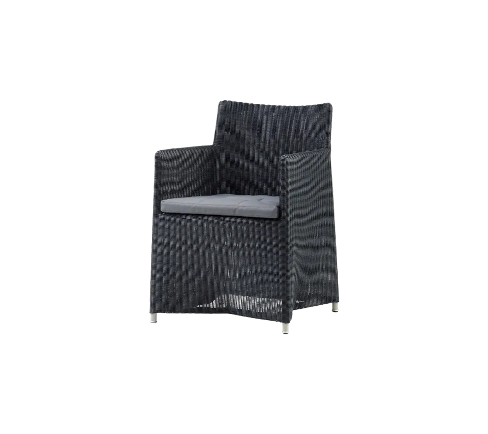 Cane-Line Diamond havestol graphite grey Natté QuickDry