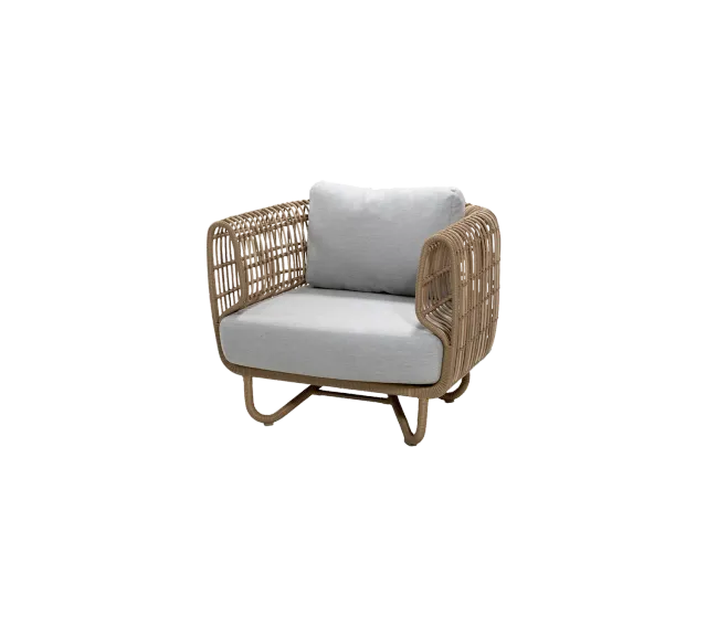 Cane-Line Nest loungestol White QuickDry vejrbestandig