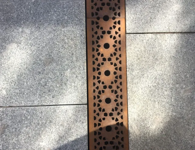 GH Form Vadstena linjeafvandingsrist 140mm støbejern