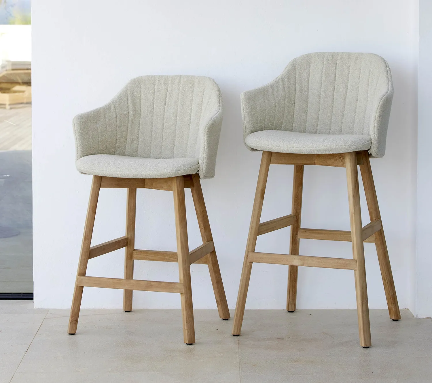 Cane-Line Choice counterstol sand teak genbrugsplast
