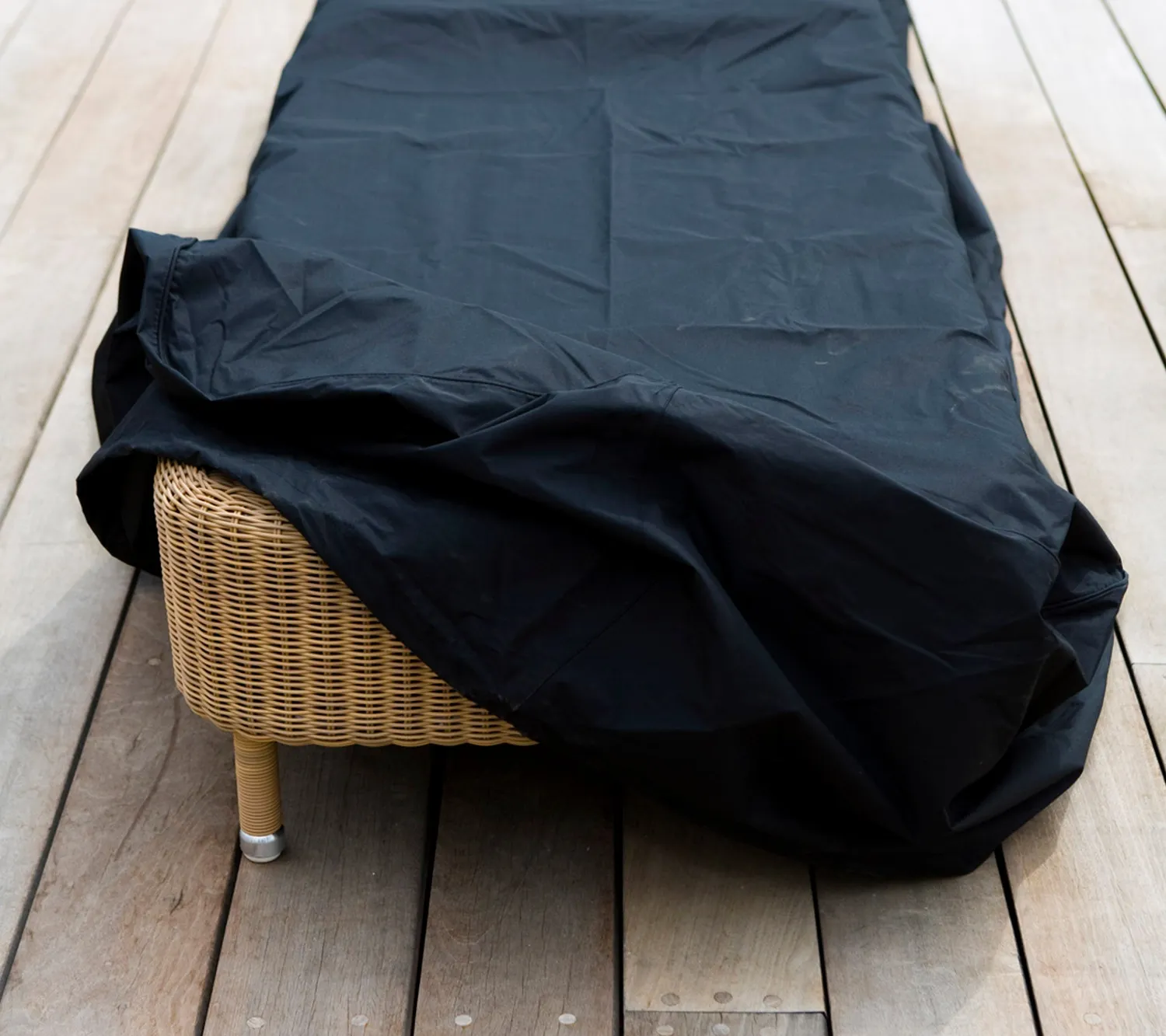 Cane-Line Cover 1 overtræk 218x85x35 sort polyester