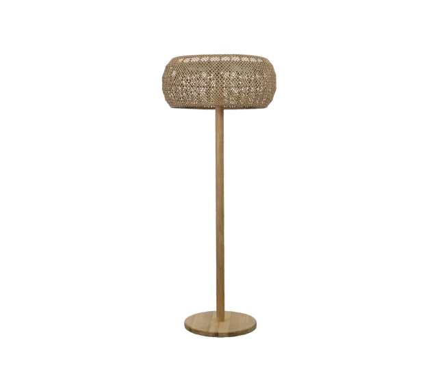 Cane-Line Illusion Glow standerlampe natural teak solar