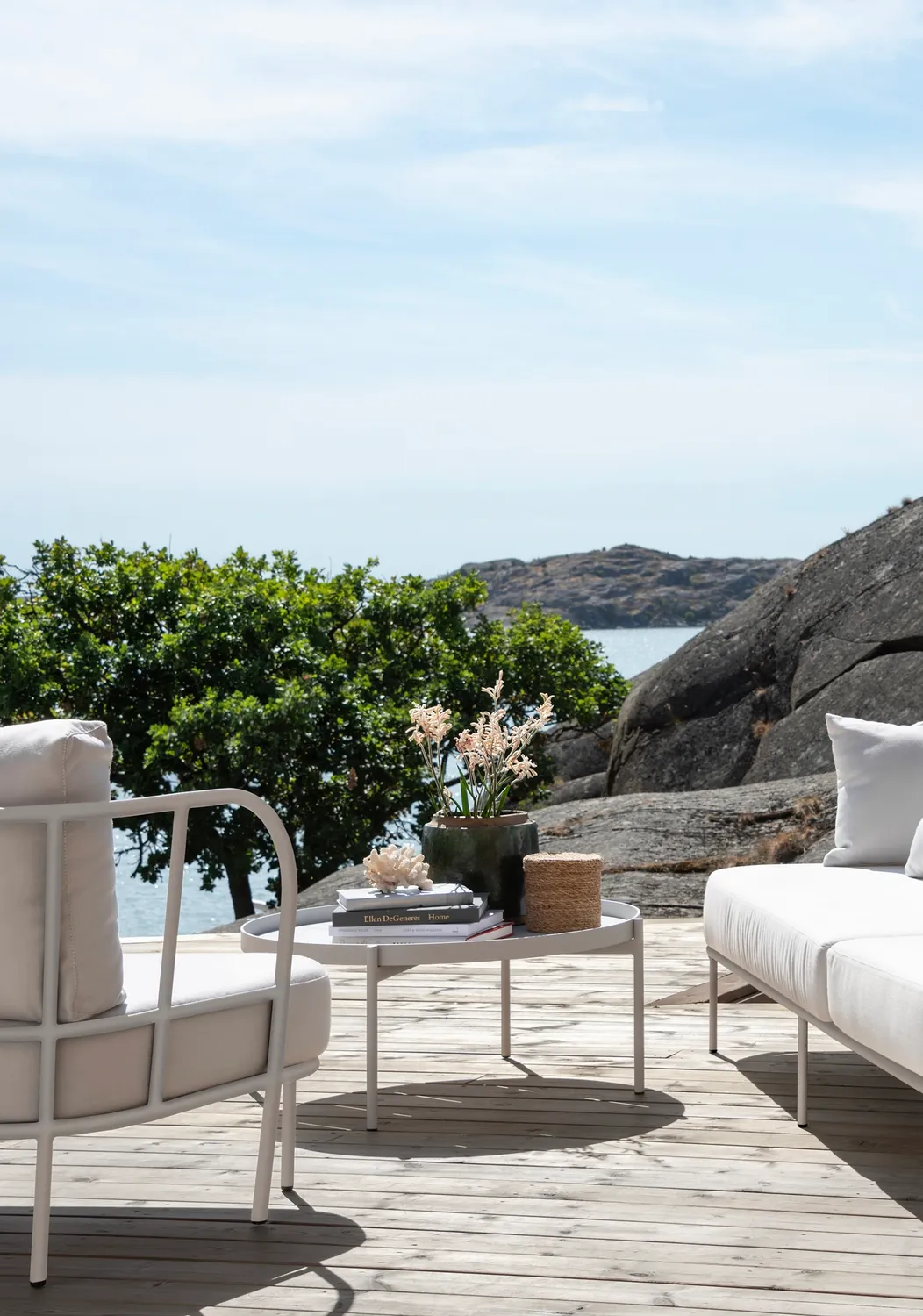 Skargaarden Saltö loungebord small lysegrå aluminium
