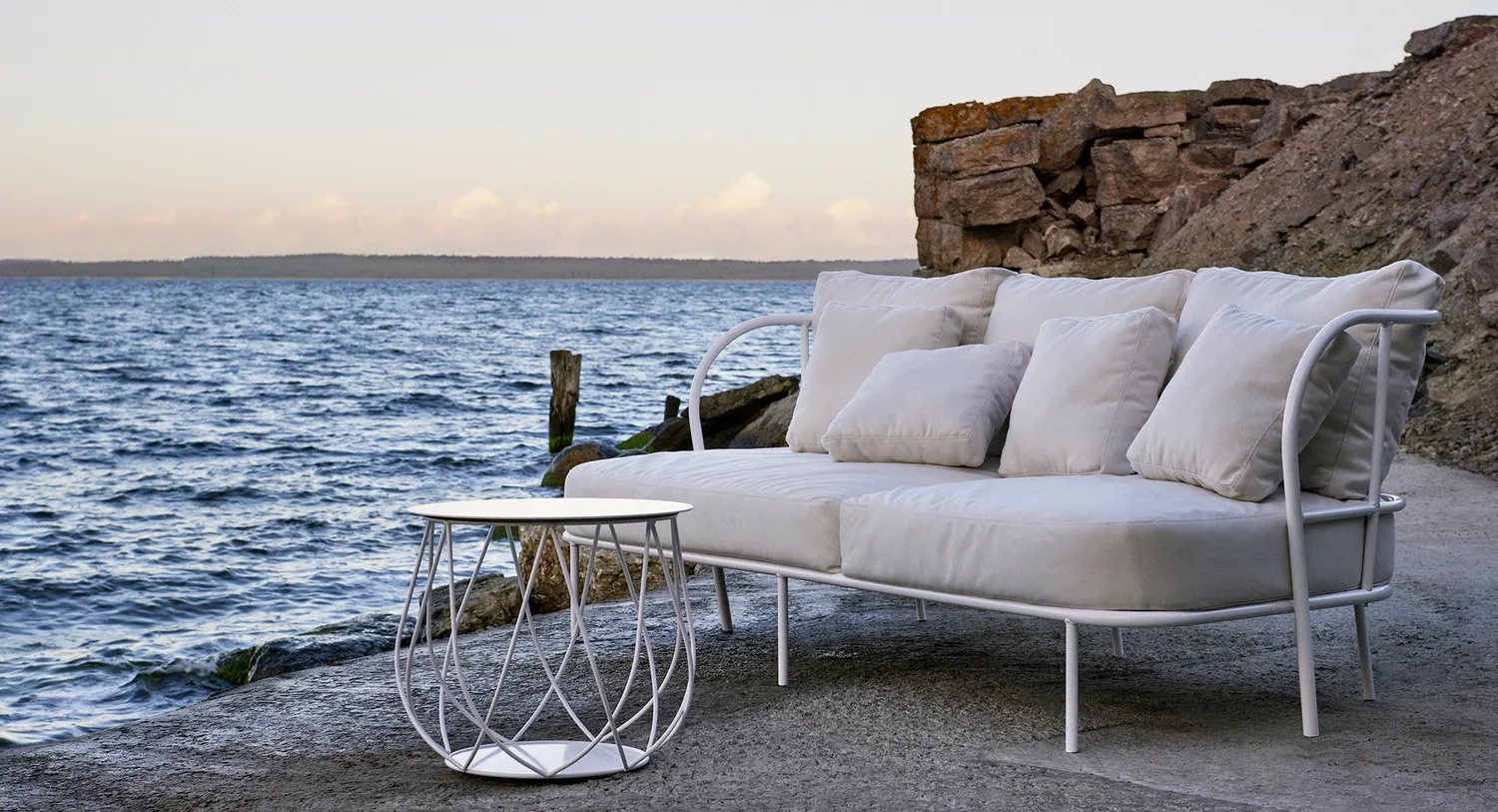 Skargaarden Resö lounge table loungebord aftagelig plade
