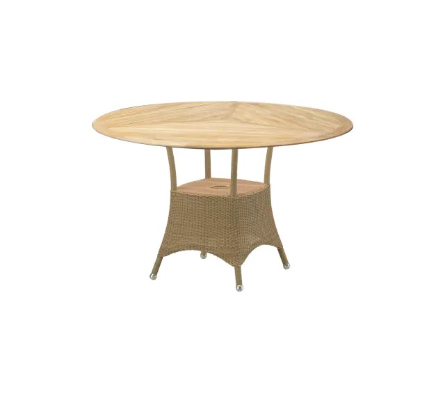 Cane-Line Lansing bord lille taupe teak Weave