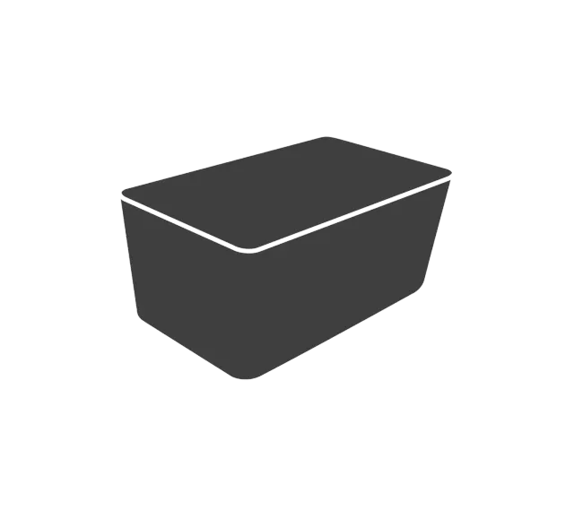 Cane-Line Cover 15 møbelcover black 185x107x69 cm