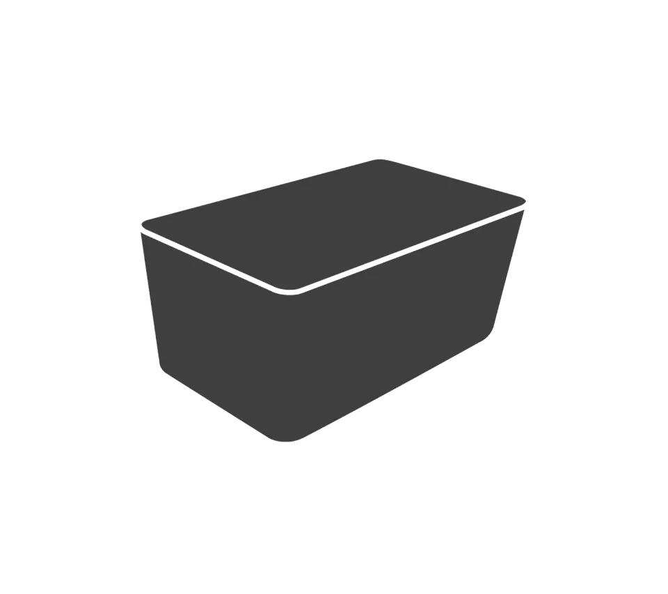 Cane-Line Cover 15 møbelcover black 185x107x69 cm