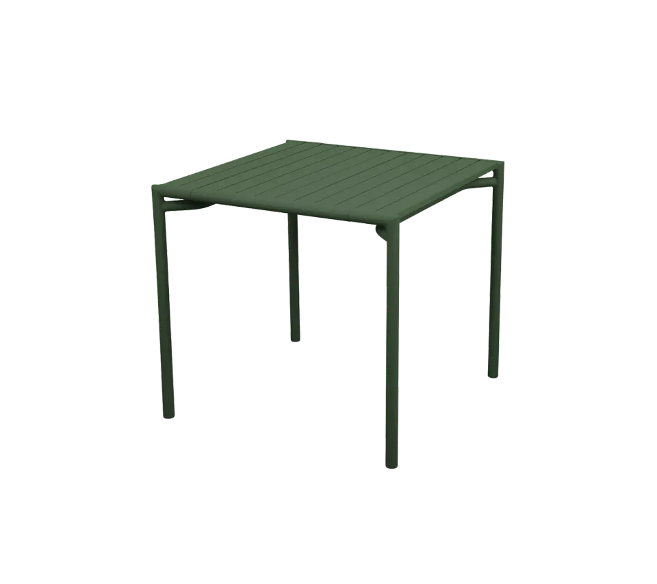 Cane-Line Bliss spisebord 80x80 cm sand aluminium