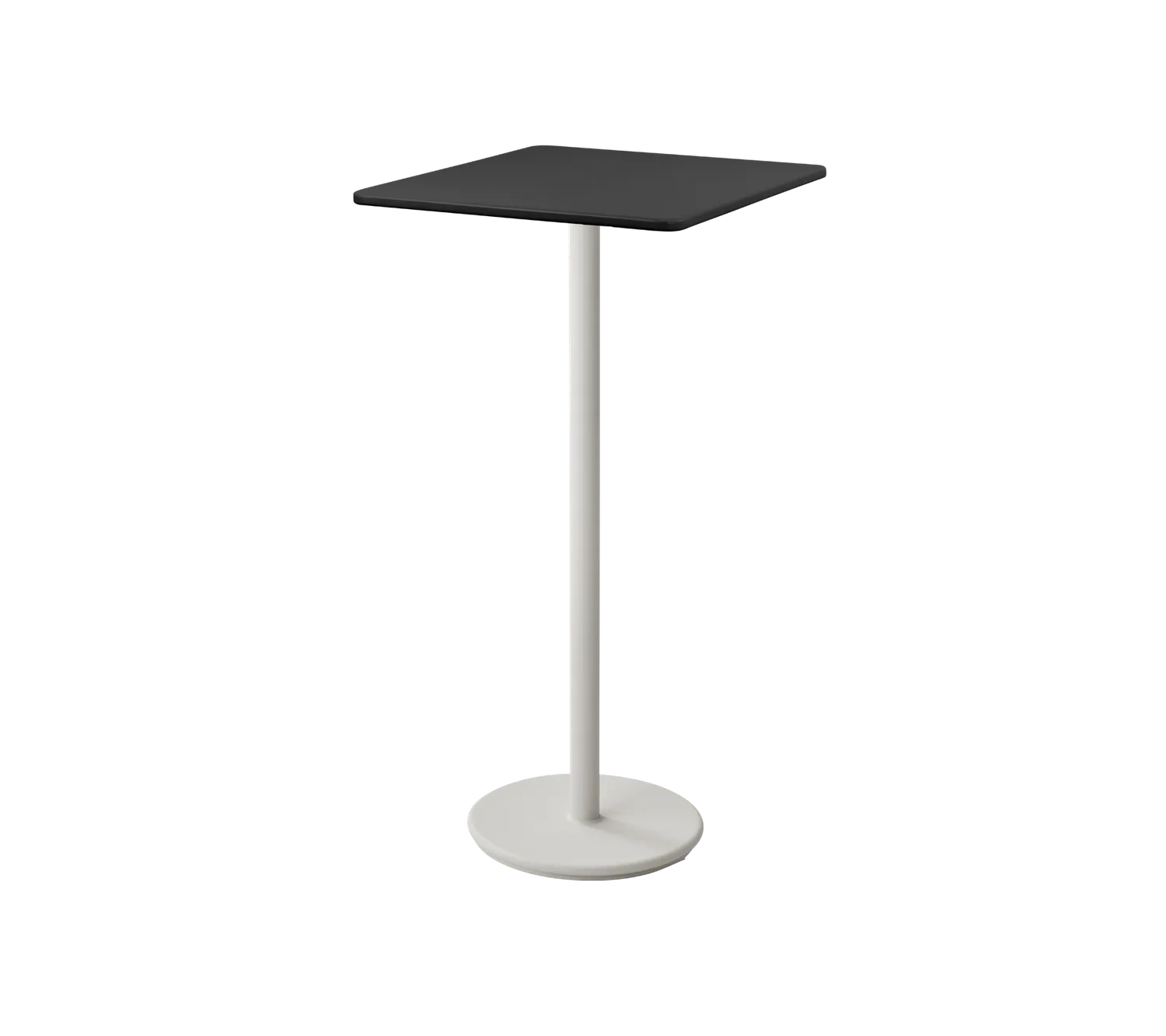 Cane-Line Go barbord 75x75 cm lava grey aluminium