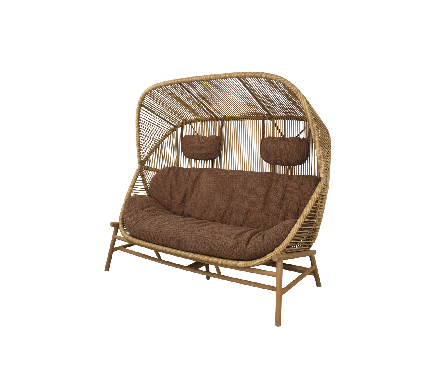 Cane-Line Hive hyndesæt 2-pers sofa taupe AirTouch