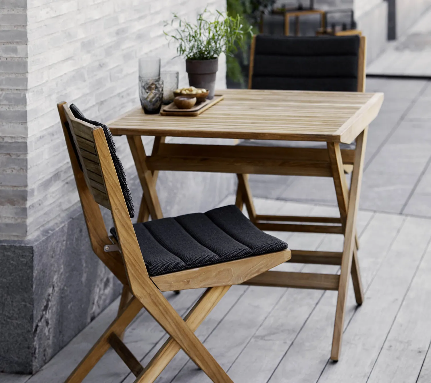 Cane-Line Flip foldestol teak uden hynde