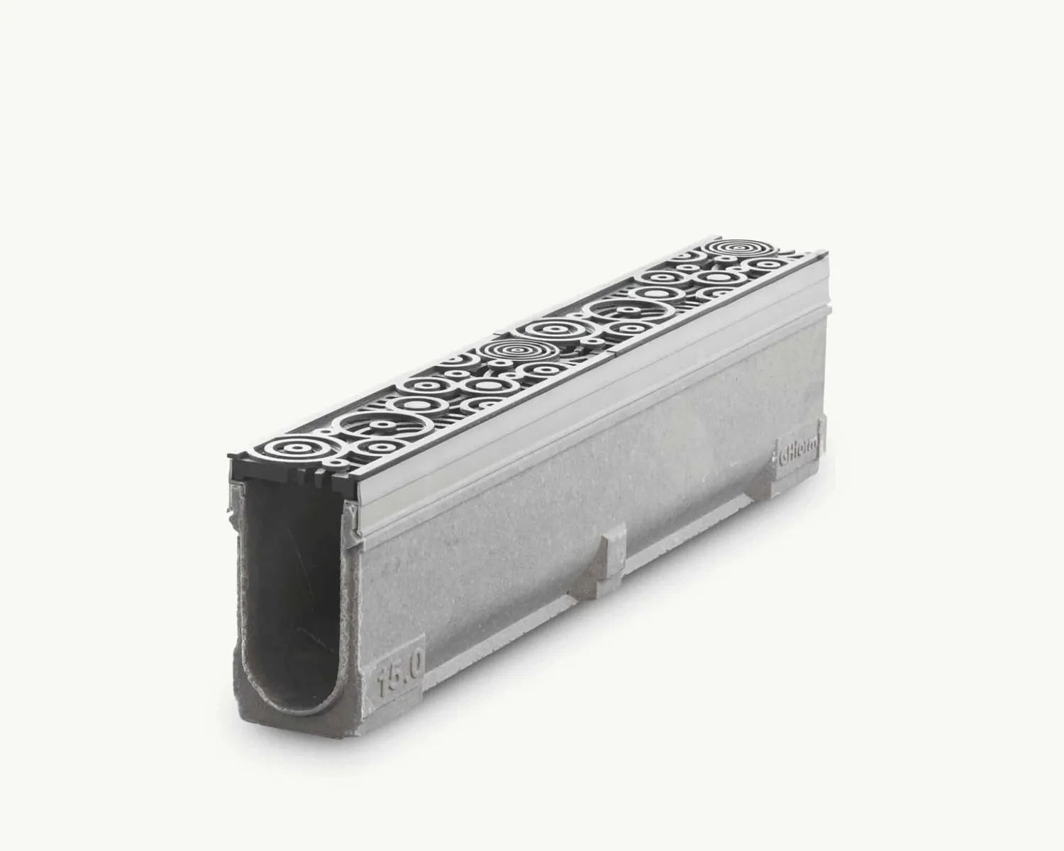 GH Form Orbit linjeafvandingsrist 140 mm støbejern