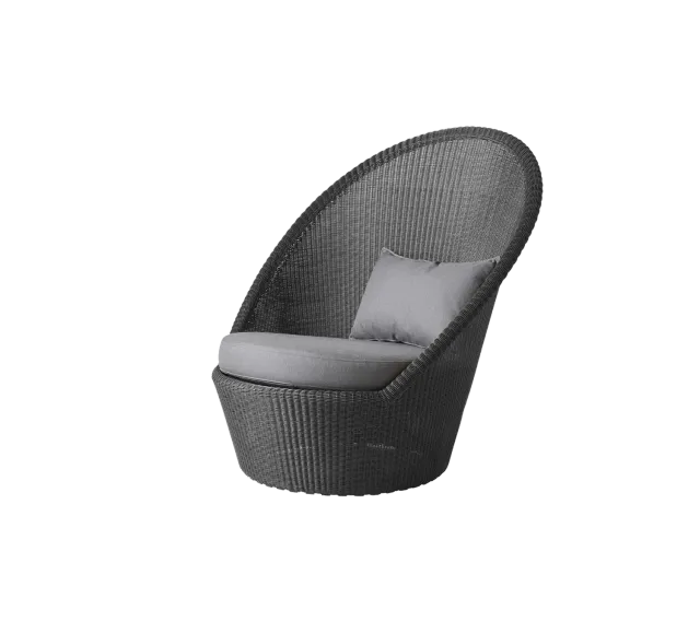 Cane-Line Kingston solstol mocca flet drejbar 360