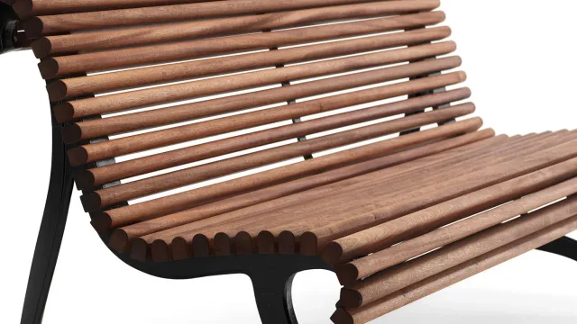 Byarums bruk Jujol træværk bænk sofa