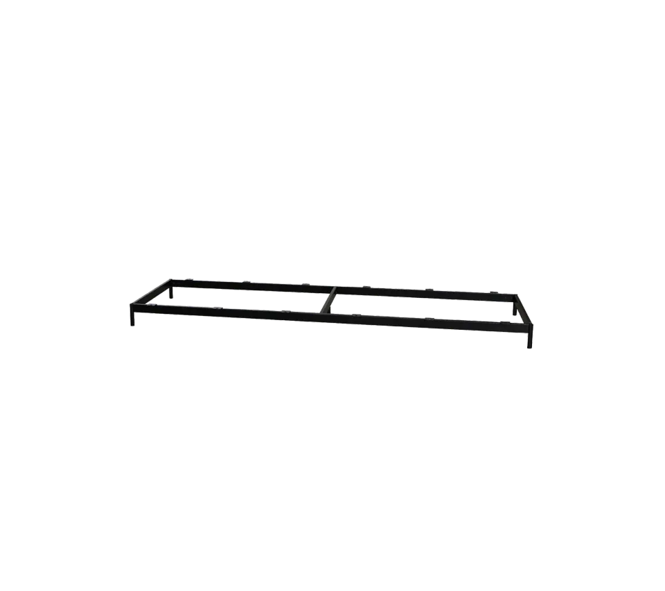 Cane-Line Aura stelmodul 3-pers sofa sort metal