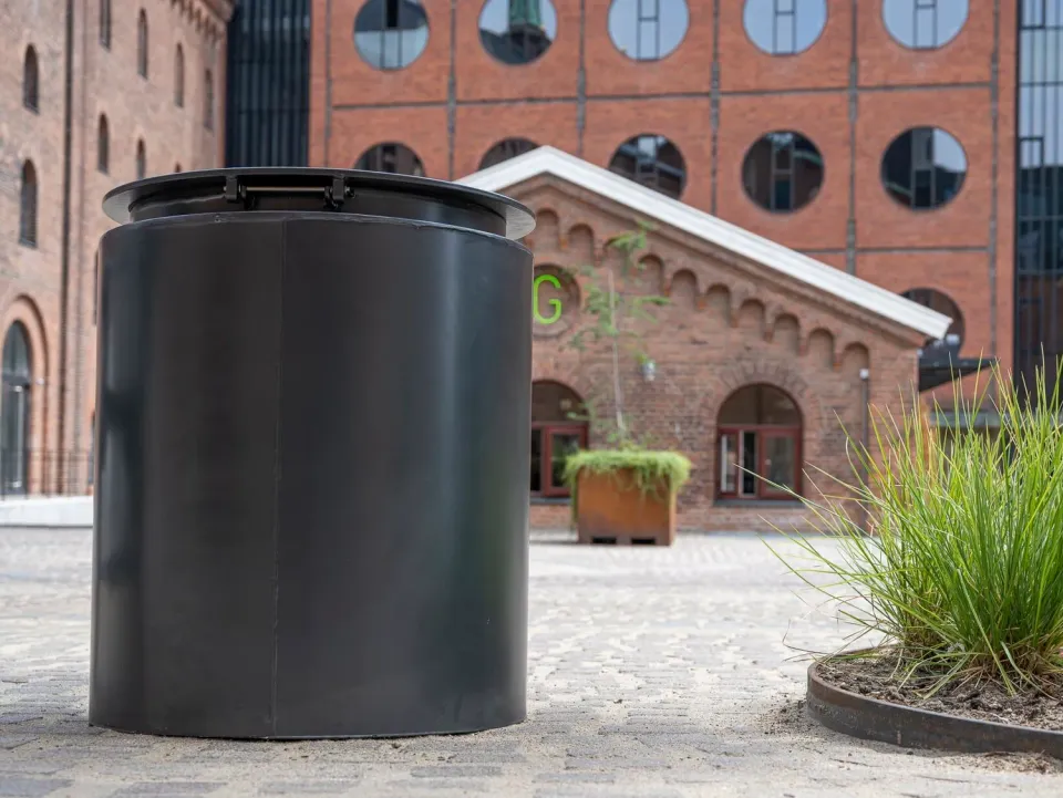 GH Form Mobilia affaldsbeholder 80 liter støbejern